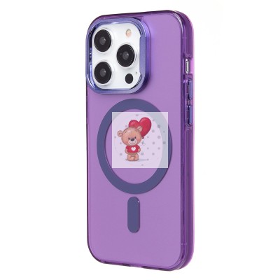 Чехол-накладка для Apple iPhone 14 Pro (фиолетовый) - SM025 SafeMag Чехол-накладка для Apple iPhone 14 Pro (фиолетовый) - SM025 SafeMag