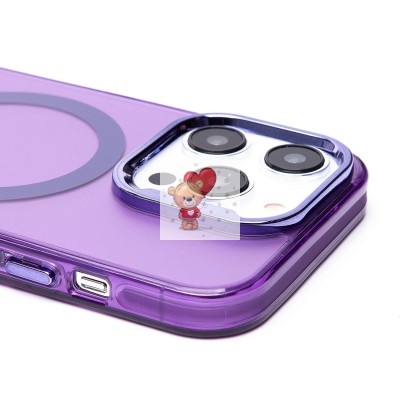 Чехол-накладка для Apple iPhone 14 Pro (фиолетовый) - SM025 SafeMag Чехол-накладка для Apple iPhone 14 Pro (фиолетовый) - SM025 SafeMag