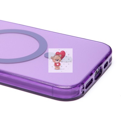 Чехол-накладка для Apple iPhone 14 Pro (фиолетовый) - SM025 SafeMag Чехол-накладка для Apple iPhone 14 Pro (фиолетовый) - SM025 SafeMag