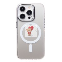 Чехол-накладка для Apple iPhone 14 Pro (белый) - SM025 SafeMag