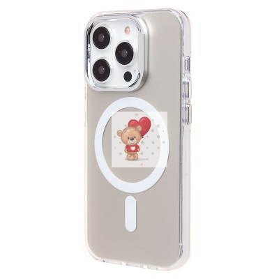 Чехол-накладка для Apple iPhone 14 Pro (белый) - SM025 SafeMag