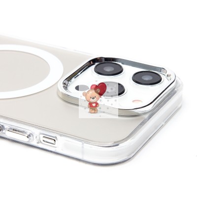 Чехол-накладка для Apple iPhone 14 Pro (белый) - SM025 SafeMag