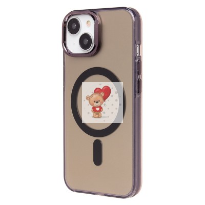 Чехол-накладка для Apple iPhone 13 (черный) - SM025 SafeMag