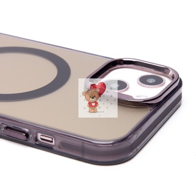 Чехол-накладка для Apple iPhone 13 (черный) - SM025 SafeMag