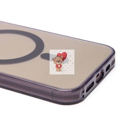 Чехол-накладка для Apple iPhone 13 (черный) - SM025 SafeMag