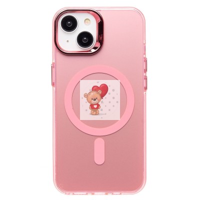 Чехол-накладка для Apple iPhone 13 (розовый) - SM025 SafeMag Чехол-накладка для Apple iPhone 13 (розовый) - SM025 SafeMag