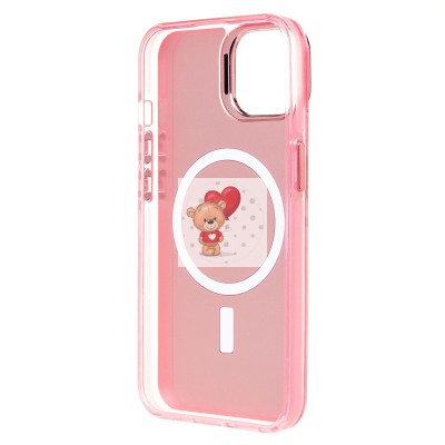 Чехол-накладка для Apple iPhone 13 (розовый) - SM025 SafeMag Чехол-накладка для Apple iPhone 13 (розовый) - SM025 SafeMag