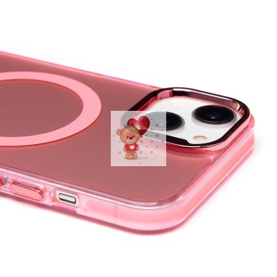 Чехол-накладка для Apple iPhone 13 (розовый) - SM025 SafeMag Чехол-накладка для Apple iPhone 13 (розовый) - SM025 SafeMag