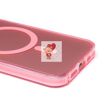 Чехол-накладка для Apple iPhone 13 (розовый) - SM025 SafeMag Чехол-накладка для Apple iPhone 13 (розовый) - SM025 SafeMag