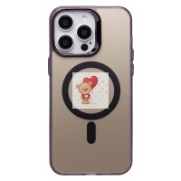 Чехол-накладка для Apple iPhone 15 Pro Max (черный) - SM025 SafeMag