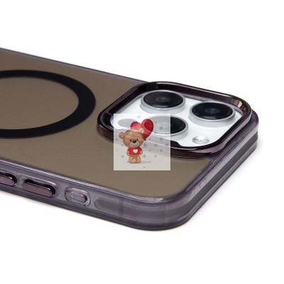 Чехол-накладка для Apple iPhone 15 Pro Max (черный) - SM025 SafeMag