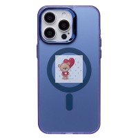 Чехол-накладка для Apple iPhone 15 Pro Max (синий) - SM025 SafeMag Чехол-накладка для Apple iPhone 15 Pro Max (синий) - SM025 SafeMag