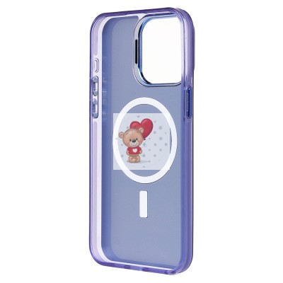 Чехол-накладка для Apple iPhone 15 Pro Max (синий) - SM025 SafeMag Чехол-накладка для Apple iPhone 15 Pro Max (синий) - SM025 SafeMag