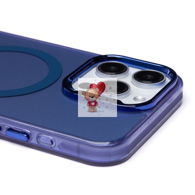 Чехол-накладка для Apple iPhone 15 Pro Max (синий) - SM025 SafeMag Чехол-накладка для Apple iPhone 15 Pro Max (синий) - SM025 SafeMag