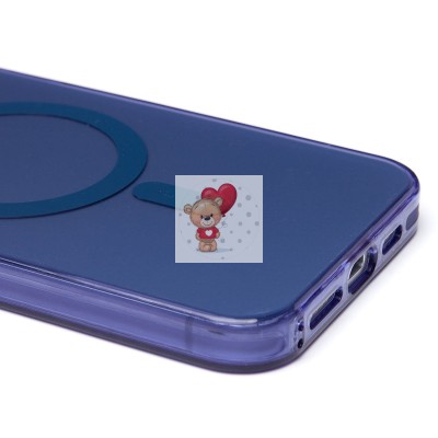 Чехол-накладка для Apple iPhone 15 Pro Max (синий) - SM025 SafeMag Чехол-накладка для Apple iPhone 15 Pro Max (синий) - SM025 SafeMag