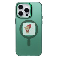 Чехол-накладка для Apple iPhone 15 Pro Max (зеленый) - SM025 SafeMag Чехол-накладка для Apple iPhone 15 Pro Max (зеленый) - SM025 SafeMag