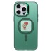 Чехол-накладка для Apple iPhone 15 Pro Max (зеленый) - SM025 SafeMag