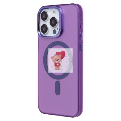 Чехол-накладка для Apple iPhone 15 Pro Max (фиолетовый) - SM025 SafeMag