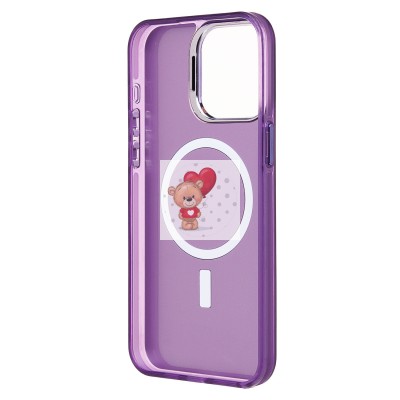 Чехол-накладка для Apple iPhone 15 Pro Max (фиолетовый) - SM025 SafeMag