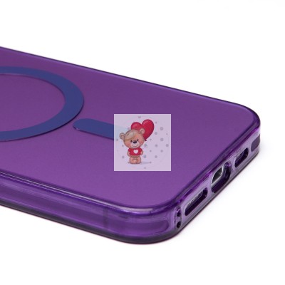 Чехол-накладка для Apple iPhone 15 Pro Max (фиолетовый) - SM025 SafeMag
