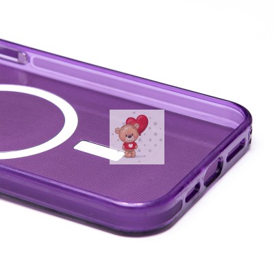 Чехол-накладка для Apple iPhone 15 Pro Max (фиолетовый) - SM025 SafeMag