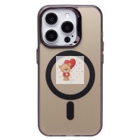 Чехол-накладка для Apple iPhone 15 Pro (черный) - SM025 SafeMag