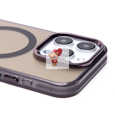 Чехол-накладка для Apple iPhone 15 Pro (черный) - SM025 SafeMag