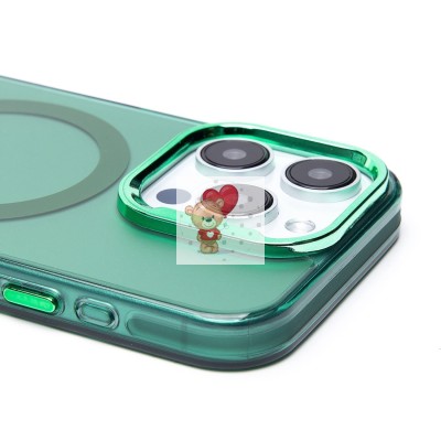 Чехол-накладка для Apple iPhone 15 Pro (зеленый) - SM025 SafeMag Чехол-накладка для Apple iPhone 15 Pro (зеленый) - SM025 SafeMag