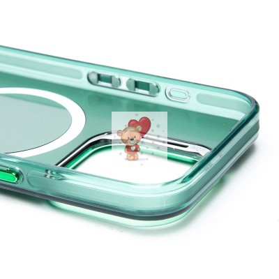 Чехол-накладка для Apple iPhone 15 Pro (зеленый) - SM025 SafeMag Чехол-накладка для Apple iPhone 15 Pro (зеленый) - SM025 SafeMag