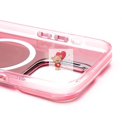 Чехол-накладка для Apple iPhone 15 Pro (розовый) - SM025 SafeMag
