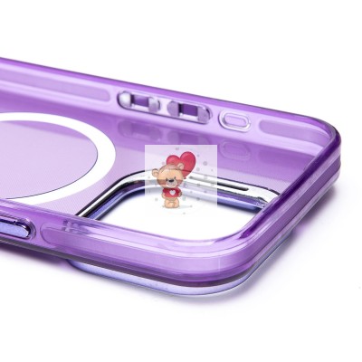 Чехол-накладка для Apple iPhone 15 Pro (фиолетовый) - SM025 SafeMag