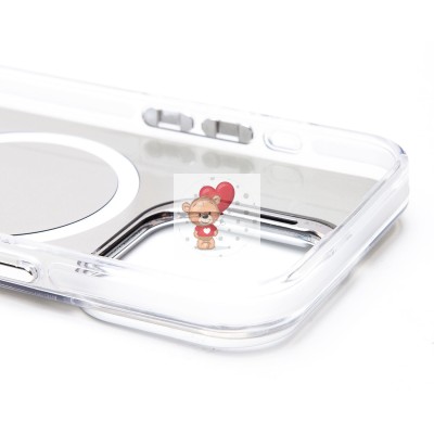 Чехол-накладка для Apple iPhone 15 Pro (белый) - SM025 SafeMag