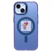 Чехол-накладка для Apple iPhone 15 (синий) - SM025 SafeMag