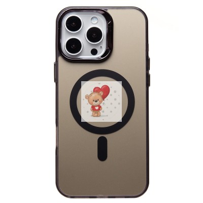 Чехол-накладка для Apple iPhone 16 Pro Max (черный) - SM025 SafeMag