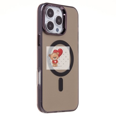 Чехол-накладка для Apple iPhone 16 Pro Max (черный) - SM025 SafeMag