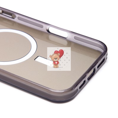 Чехол-накладка для Apple iPhone 16 Pro Max (черный) - SM025 SafeMag