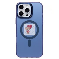 Чехол-накладка для Apple iPhone 16 Pro Max (синий) - SM025 SafeMag