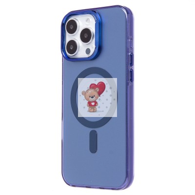 Чехол-накладка для Apple iPhone 16 Pro Max (синий) - SM025 SafeMag