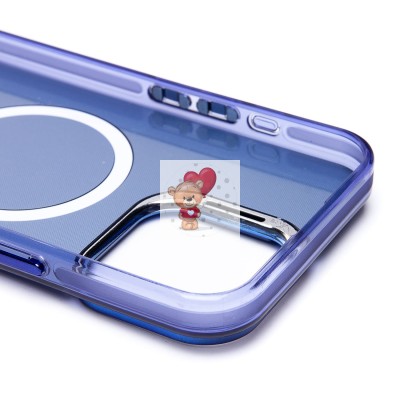 Чехол-накладка для Apple iPhone 16 Pro Max (синий) - SM025 SafeMag