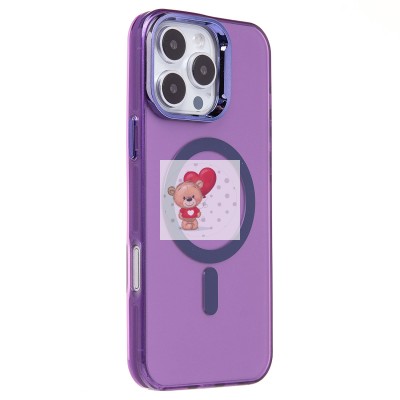 Чехол-накладка для Apple iPhone 16 Pro Max (фиолетовый) - SM025 SafeMag