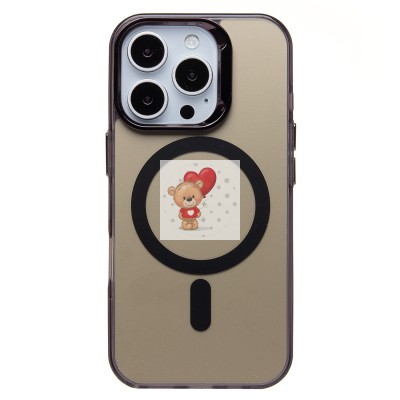 Чехол-накладка для Apple iPhone 16 Pro (черный) - SM025 SafeMag