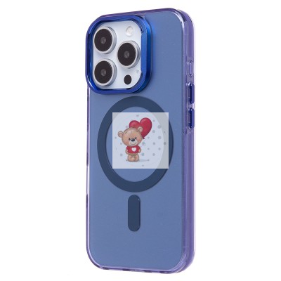 Чехол-накладка для Apple iPhone 16 Pro (синий) - SM025 SafeMag