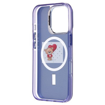 Чехол-накладка для Apple iPhone 16 Pro (синий) - SM025 SafeMag