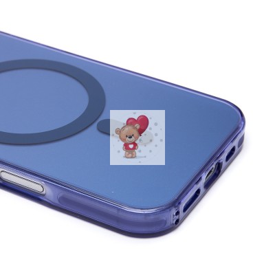 Чехол-накладка для Apple iPhone 16 Pro (синий) - SM025 SafeMag