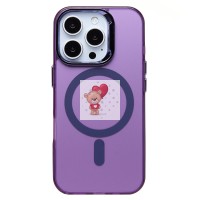 Чехол-накладка для Apple iPhone 16 Pro (фиолетовый) - SM025 SafeMag