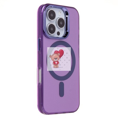 Чехол-накладка для Apple iPhone 16 Pro (фиолетовый) - SM025 SafeMag