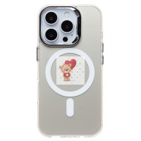 Чехол-накладка для Apple iPhone 16 Pro (белый) - SM025 SafeMag