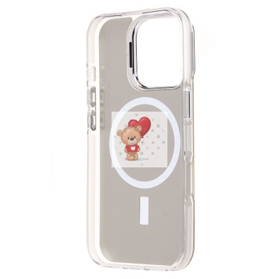 Чехол-накладка для Apple iPhone 16 Pro (белый) - SM025 SafeMag