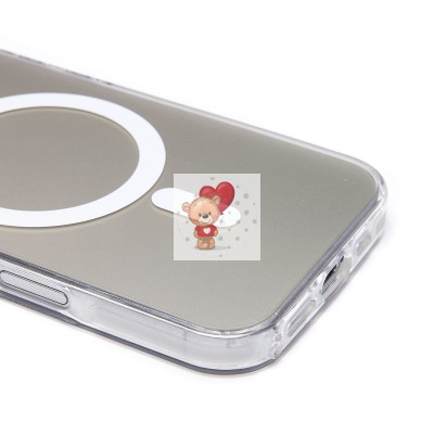 Чехол-накладка для Apple iPhone 16 Pro (белый) - SM025 SafeMag