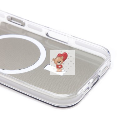 Чехол-накладка для Apple iPhone 16 Pro (белый) - SM025 SafeMag